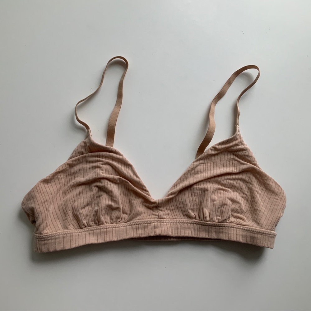 Aerie Modal Ribbed Triangle Bralette